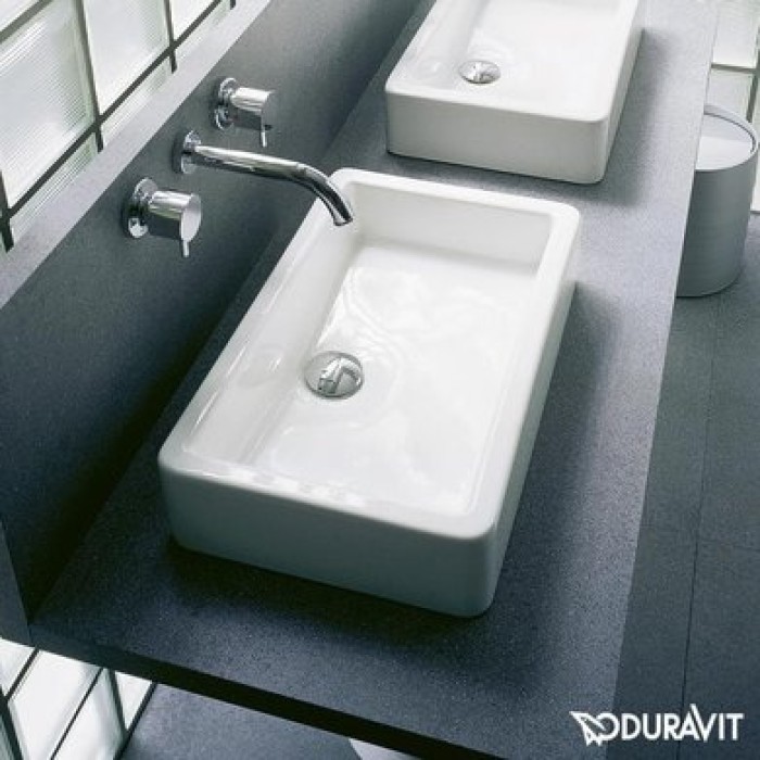 Плитка керамогранит Керамическая раковина 60 см Duravit Vero 0455600000 для пола