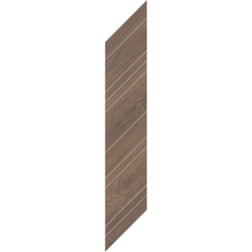 Декор Wildland Dark Chevron правий 14,8x88,8 код 7857 Ceramika Paradyz
