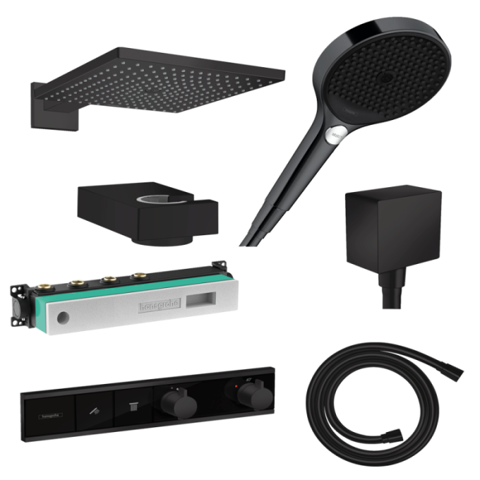 Плитка керамогранит Душевая система Hansgrohe Raindance 1042020 для пола