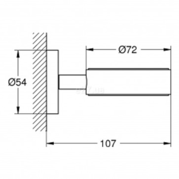 Grohe Essentials Держатель для стакана или мыльницы (40369001)