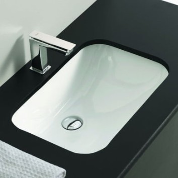 Керамическая раковина 56 см Artceram Nettuno, white glossy (NTL001 01;00)