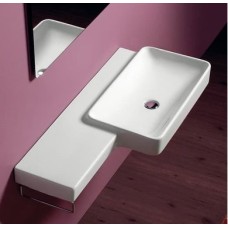 Керамическая раковина 115 см Simas Flow FL 03