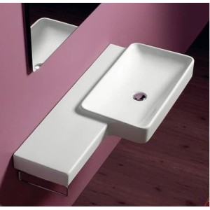 Керамическая раковина 115 см Simas Flow FL 03