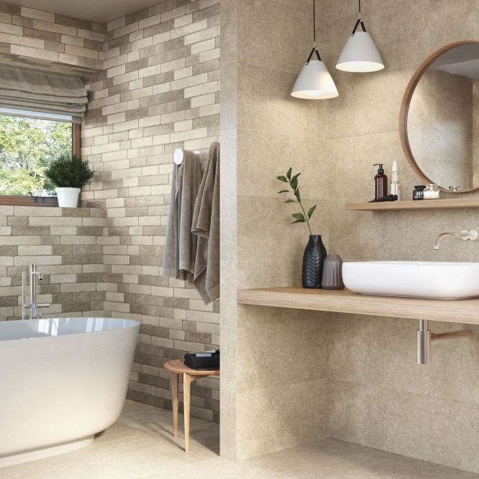 Плитка BALDOCER TEGEL MENHIR TAUPE RECT 10×900×300