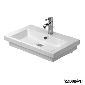 Керамическая раковина шлифованная 60 см Duravit 2nd floor 0491600027
