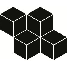 Мозаїка Moonlight Nero Romb Hexagon 204x238x6 Paradyz