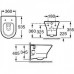 Унитаз подвесной Roca Nexo Rimless (A34H64L000) с сиденьем slow-closing