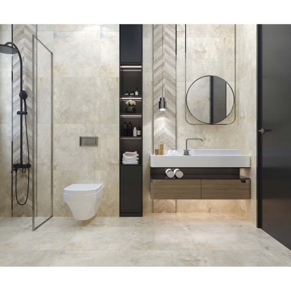 Керамогранит GOLDEN TILE METALLICA бежевий 781520