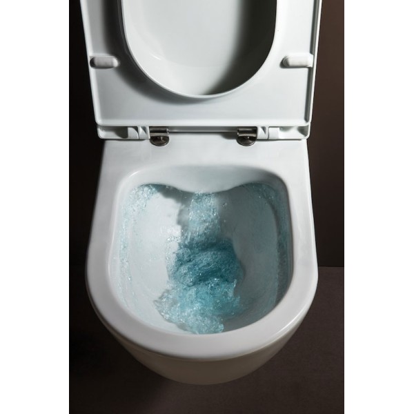 Инсталляция GEBERIT Duofix 458.126.00.1 + унитаз LAUFEN Pro Rimless H866957 с сиденьем Slim Soft Close