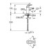 Grohe BauCurve Смеситель однорычажный для раковины S-Size (32848000)