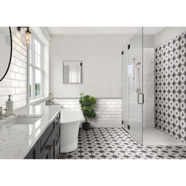 Керамогранит MAINZU COMPASS WHITE 8×200×200