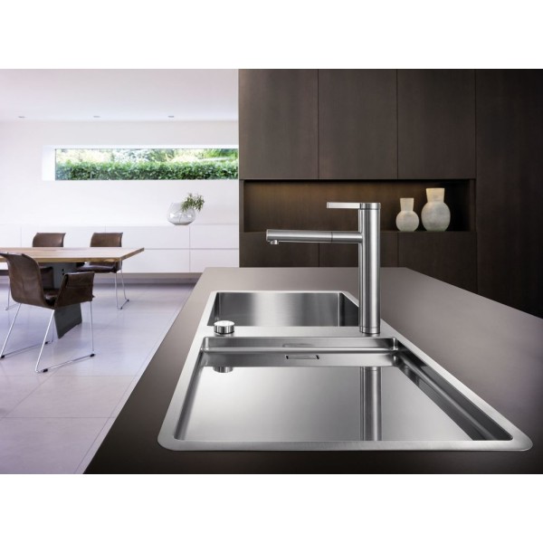 Смеситель кухонный Blanco LINEE -S нержавеющая сталь зеркальная полировка 517592