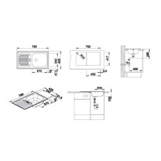 Мойка для кухни Blanco Flex Mini декор  512032
