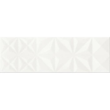 Плитка Opoczno White Glossy Squares Structure 10×250×750