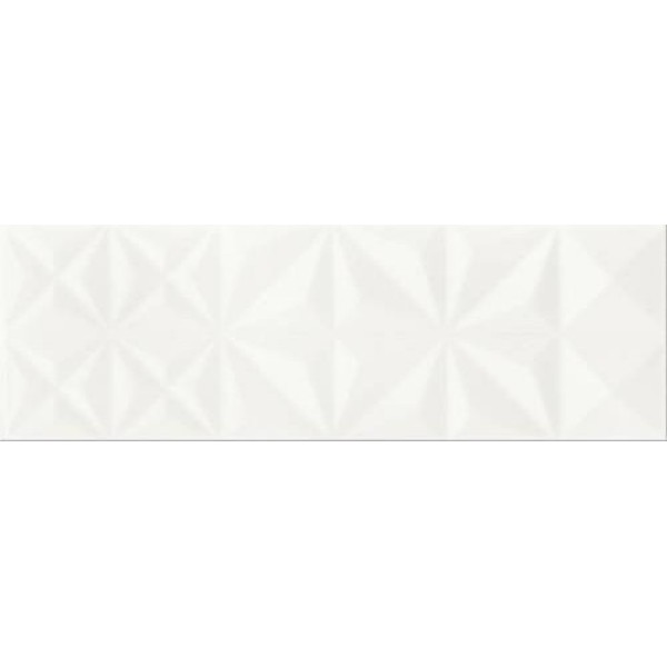 Плитка Opoczno White Glossy Squares Structure 10×250×750