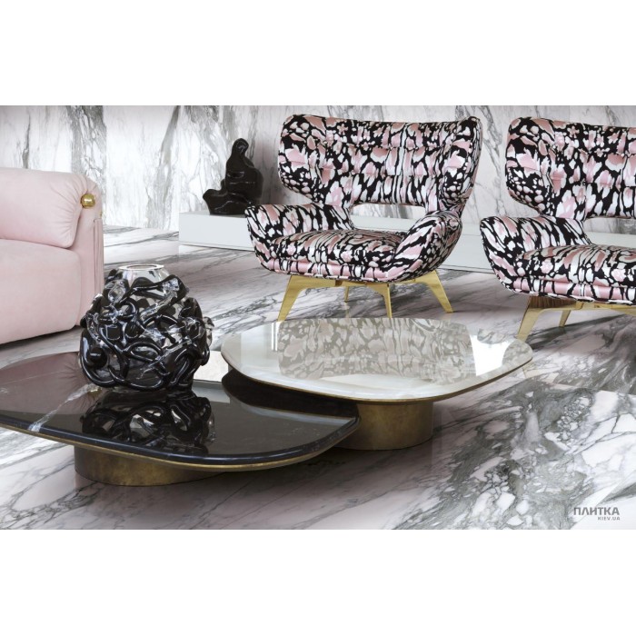 Керамогранит Roberto Cavalli 0500849 Lush Calacatta Renoir Lx Rt 1190x1190