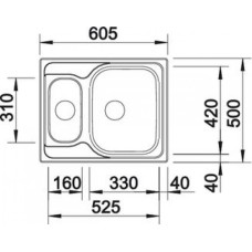 Мойка для кухни Blanco Tipo 6 Basic  514813