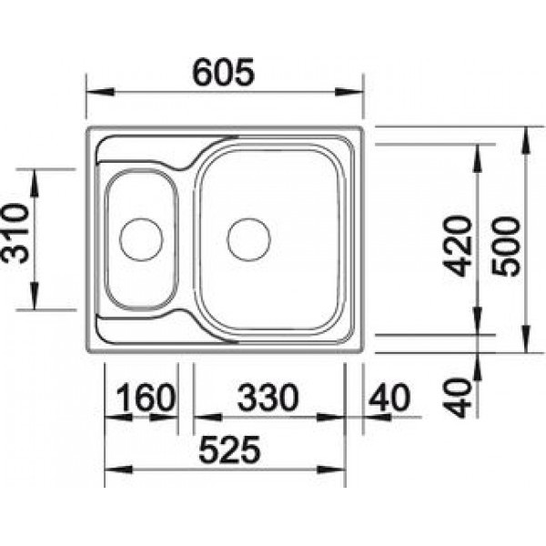 Мойка для кухни Blanco Tipo 6 Basic  514813