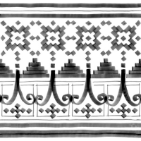 Керамогранiт Vives Vodevil Bellaria-2 Sombra 20x20 см