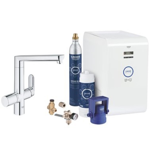 Смеситель со стартовым комплектом GROHE Blue Home K7 Professional 31346001