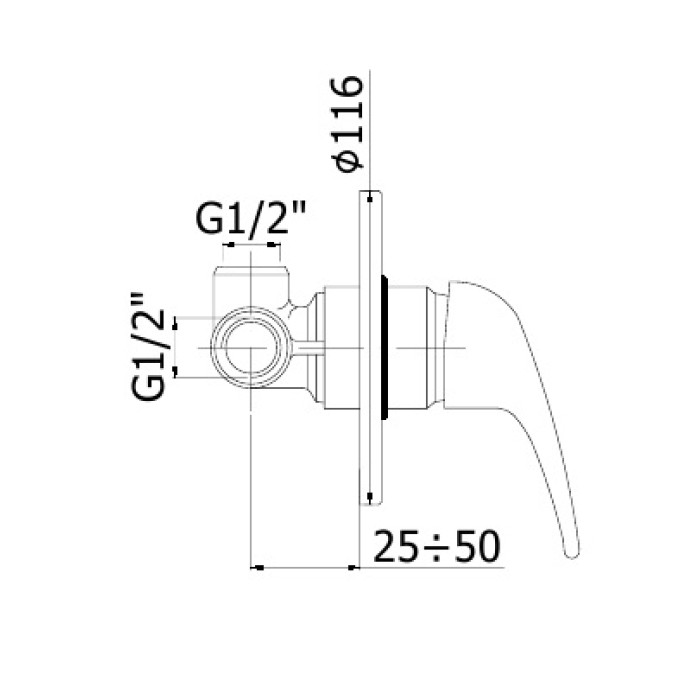 Смеситель Paffoni Apollo (APM010CR)