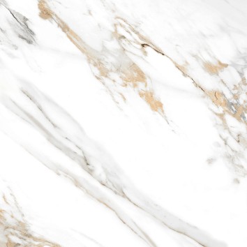 Керамограніт Інтеркерама Calacatta Gold 6060 35 071/L Сірий 60x60 см