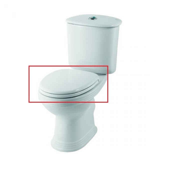PRIMERA ANTIQUE 8190016 Крышка soft-close к компакту, металлические крепления