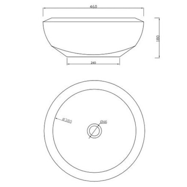 Керамическая раковина 46 см Artceram Blend (BLL001 01;00)
