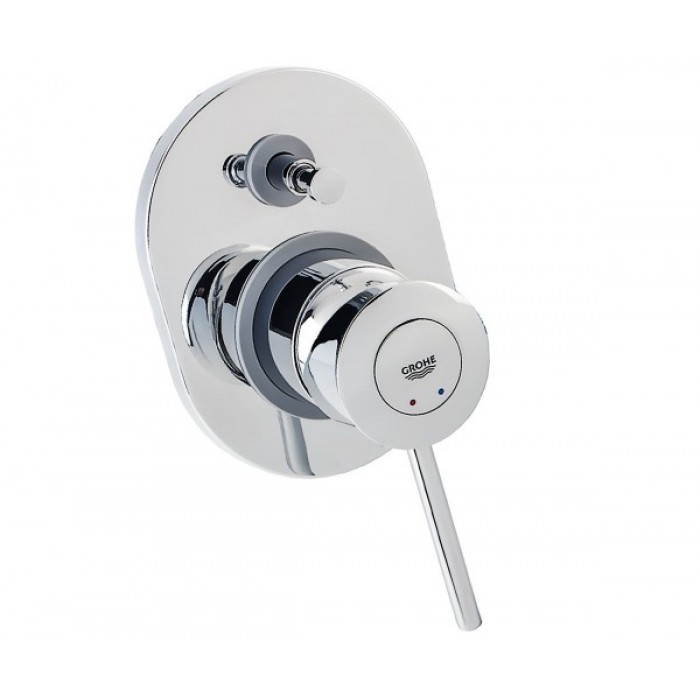 Grohe BauClassic Смеситель однорычажный для ванны скрытый монтаж (29047000)