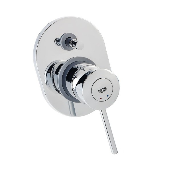 Grohe BauClassic Смеситель однорычажный для ванны скрытый монтаж (29047000)