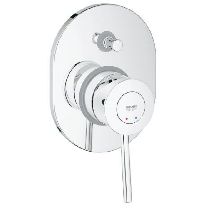 Grohe BauClassic Смеситель однорычажный для ванны скрытый монтаж (29047000)