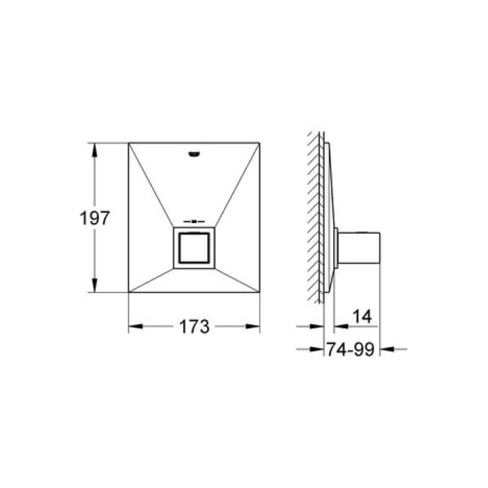 Термостатический смеситель Grohe Allure Brilliant 19887000