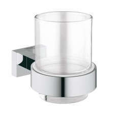Grohe Essentials Cube Стакан стеклянный с держателем (40755001)