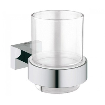 Grohe Essentials Cube Стакан стеклянный с держателем (40755001)