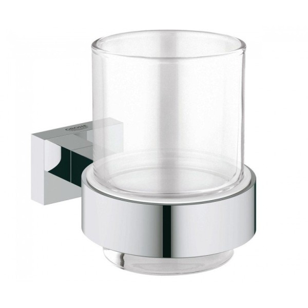 Grohe Essentials Cube Стакан стеклянный с держателем (40755001)
