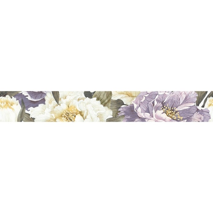 Плитка Інтеркерама Metalico бордюр вертикальный фиолетовый/ БВ 89 051