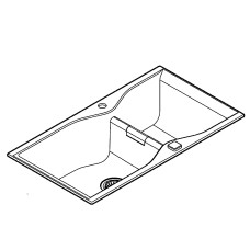 Мойдка для кухни Grohe 900х500 мм, Granite Grey (31658AT0)