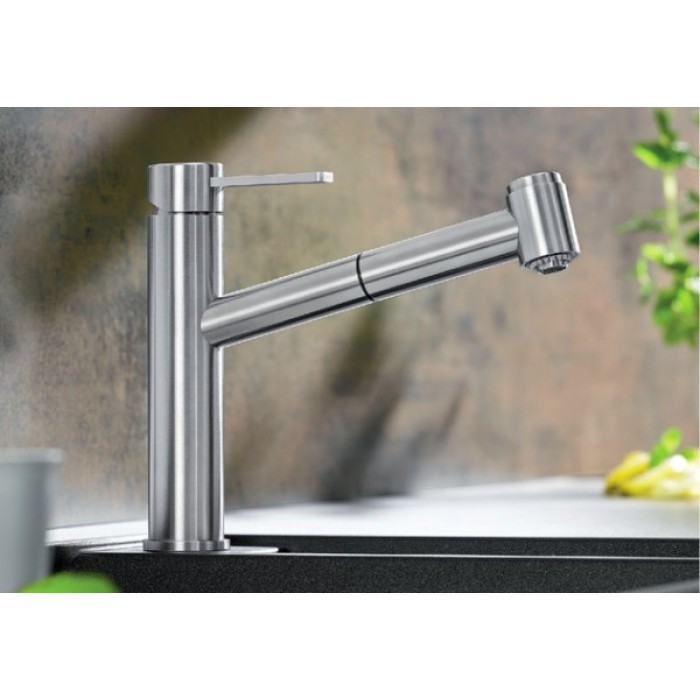 Смеситель кухонный Blanco AMBIS-S нержавеющая сталь 523119 Смеситель кухонный Blanco AMBIS-S нержавеющая сталь 523119