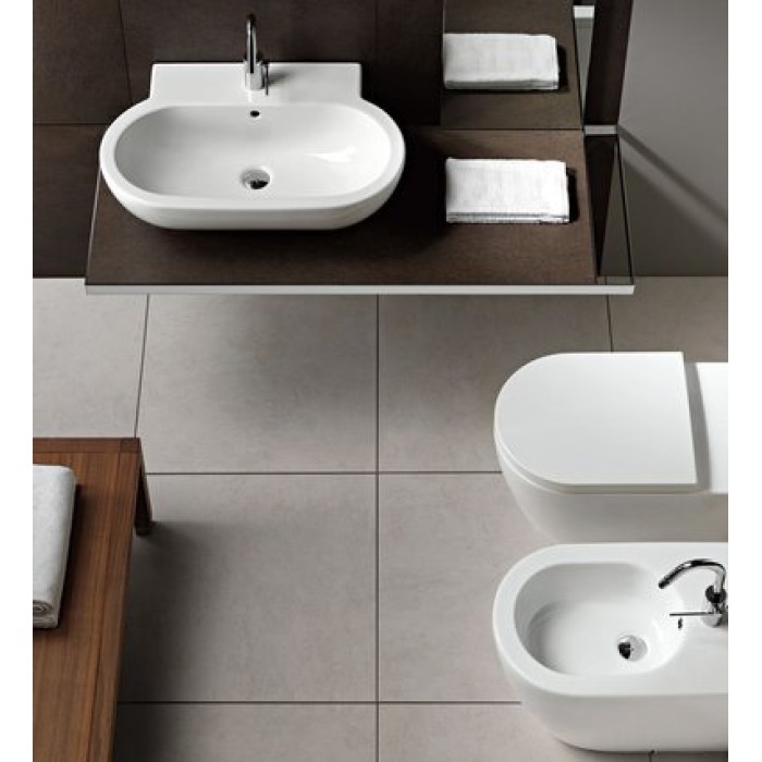 Керамическая раковина 70 см Hatria You&Me, белый (YxEN01)