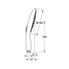 Grohe Power&Soul 160 Ручной душ 27675000