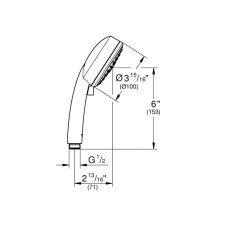 Grohe Tempesta 100 Ручной душ 27574002