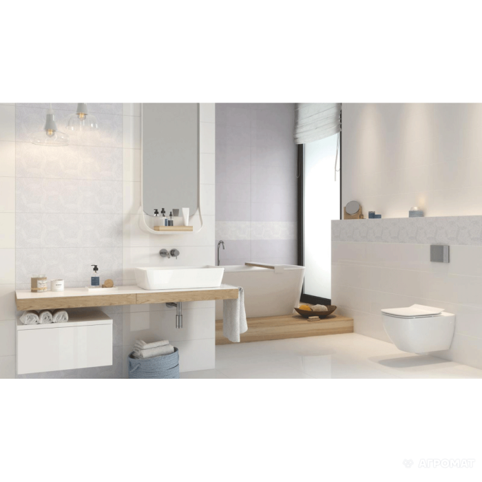 Плитка Opoczno Glamour MP705 LIGHT GREY GLOSSY 10×740×240