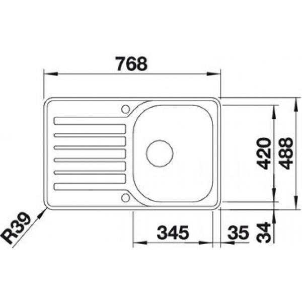 Мойка для кухни Blanco Lantos 45 S-IF Compact  519059