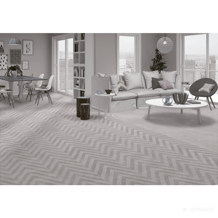 Напольная плитка Dual Gres Vanguard YOLE GREY 9×450×450 под бетон