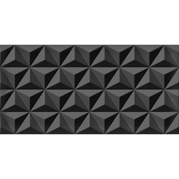 Плитка Cerama Market DIAMOND BLACK STAR DEKOR (стіна) 30х60
