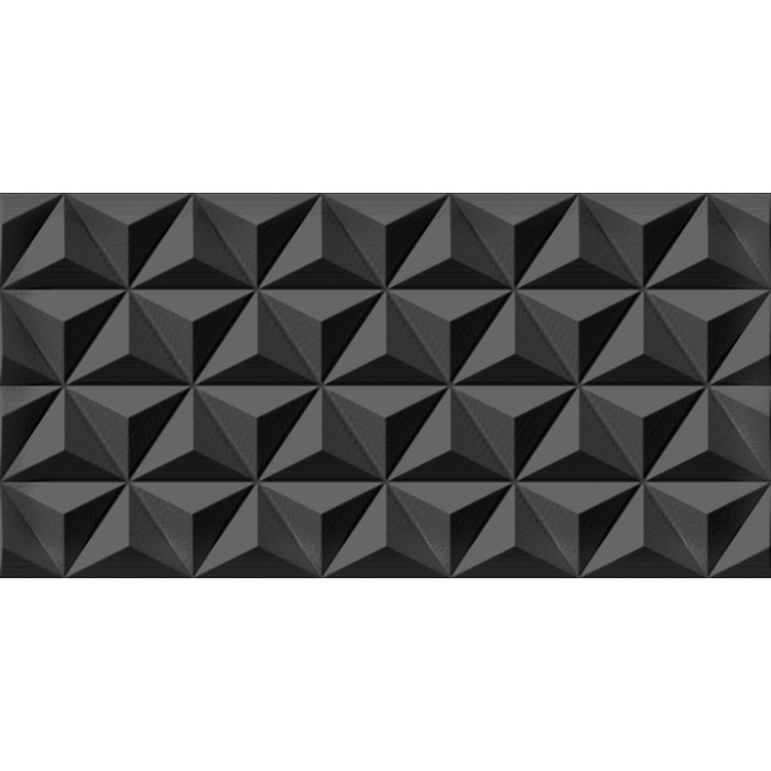 Плитка Cerama Market DIAMOND BLACK STAR DEKOR (стіна) 30х60