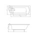Ванна акриловая 160*70см ROCA LINEA A24T018000 с ножками