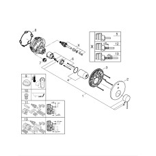 Grohe Essence Смеситель однорычажный с переключателем на 2 положения (24058AL1)