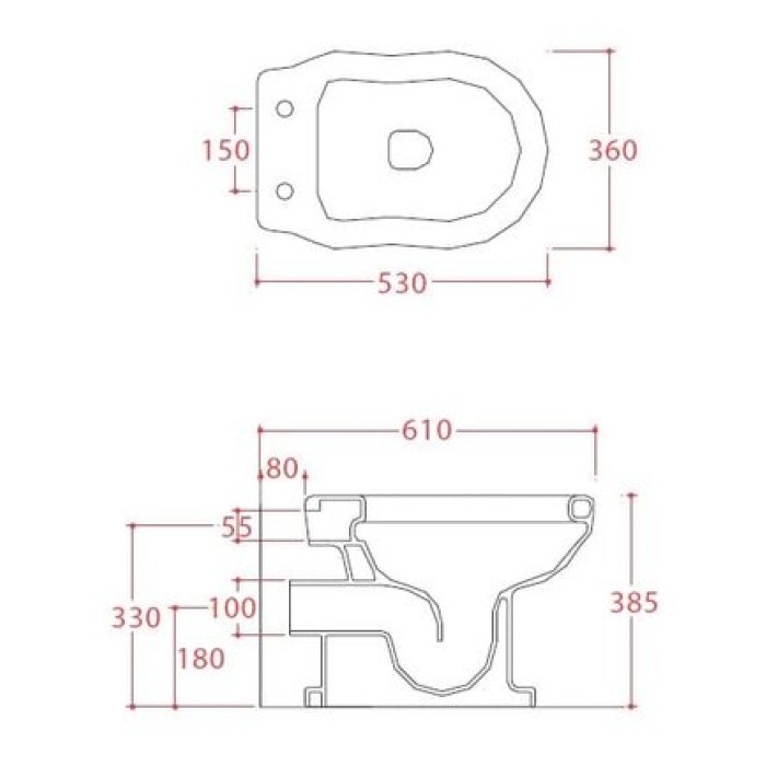 Унитаз напольный Artceram Hermitage (HEV003 01;00) white glossy