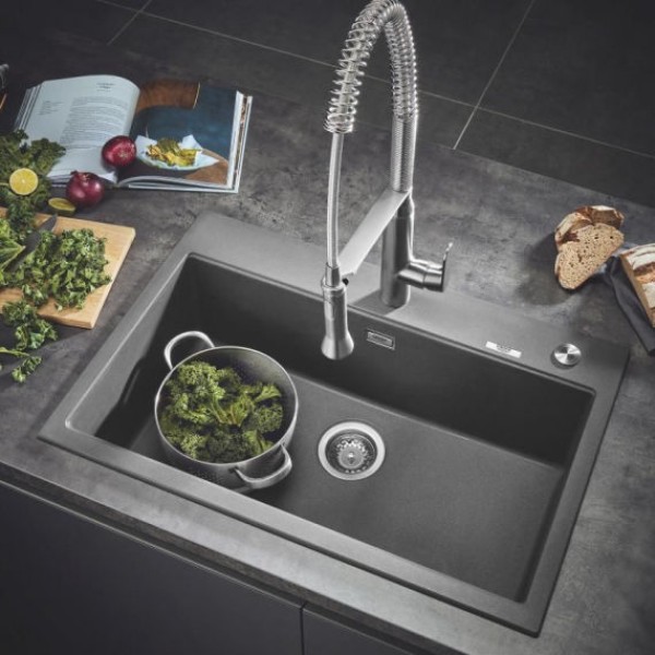 Мойдка для кухни Grohe 780x510 мм, Granite Grey (31652AT0)